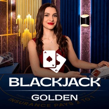 Golden Blackjack 1 game tile